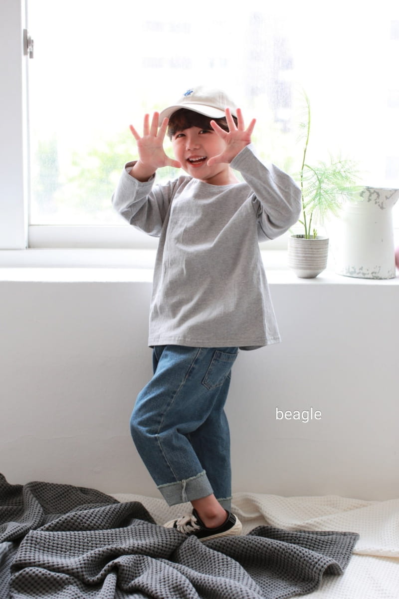 BEAGLE - Korean Children Fashion - #Kfashion4kids - Love Print Tee - 12