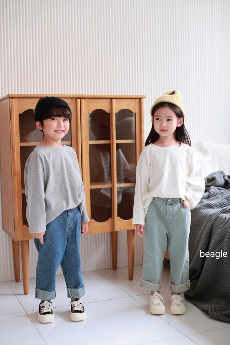 BEAGLE - Korean Children Fashion - #Kfashion4kids - Love Print Tee - 4
