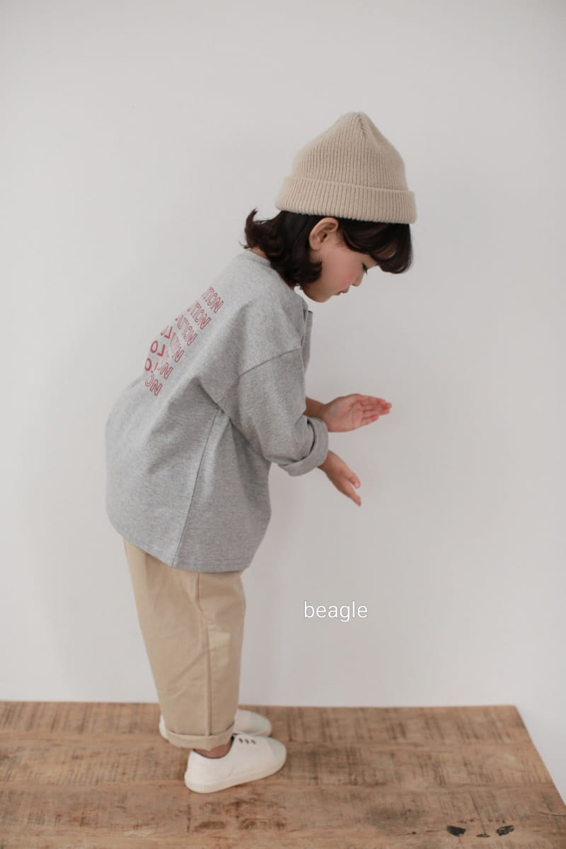BEAGLE - Korean Children Fashion - #Kfashion4kids - Love Print Tee - 7
