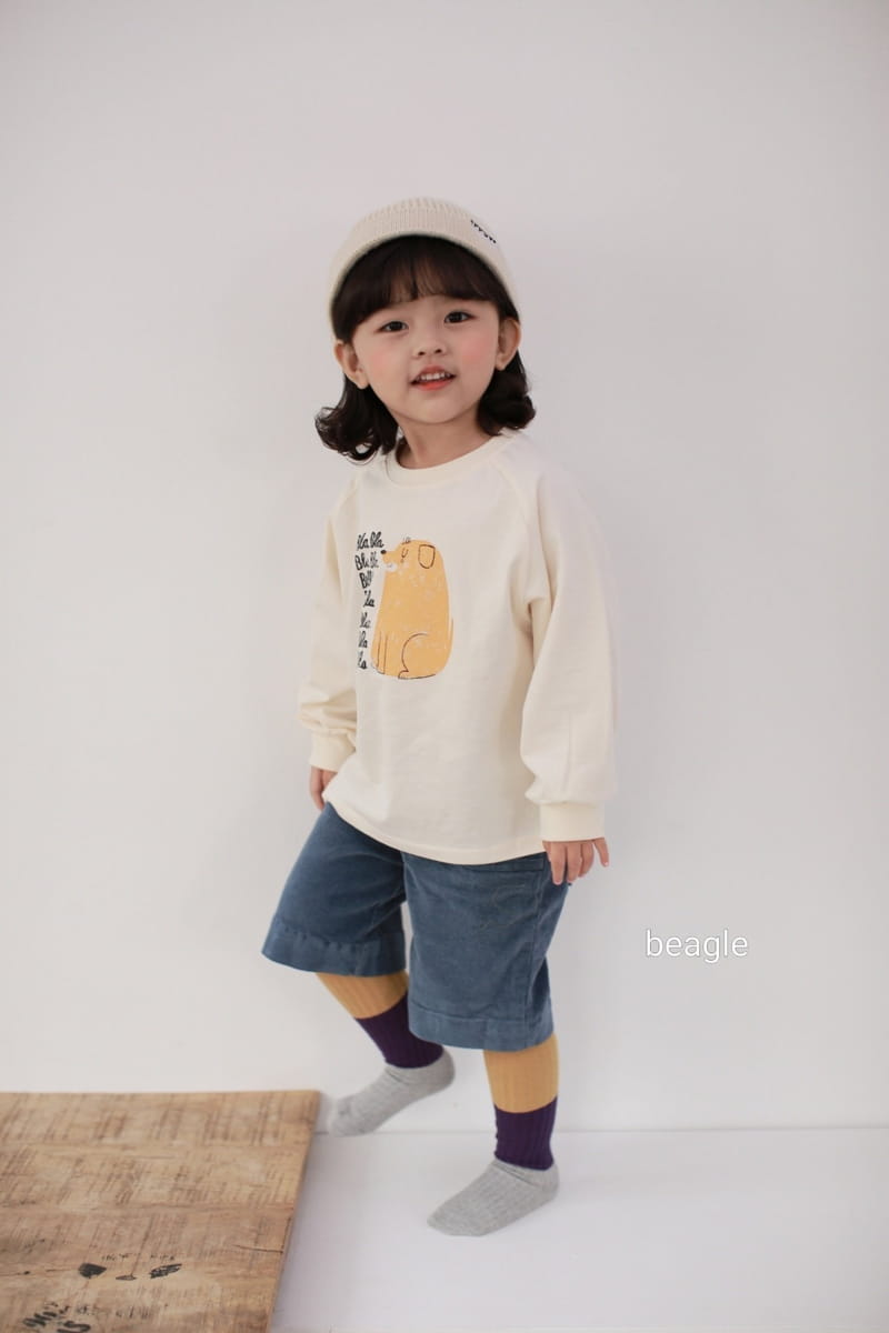 BEAGLE - Korean Children Fashion - #Kfashion4kids - Muffin Span Corduory Half Pants - 12
