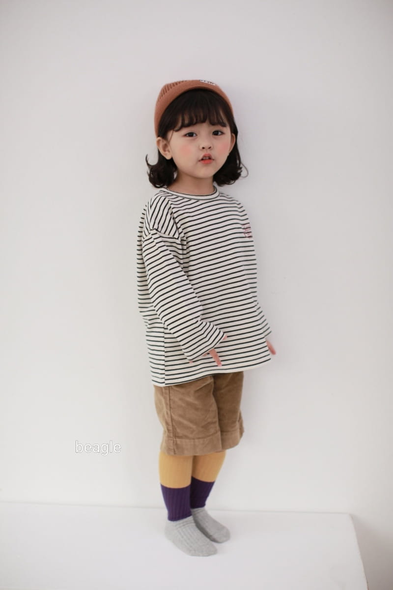 BEAGLE - Korean Children Fashion - #Kfashion4kids - Muffin Span Corduory Half Pants - 5
