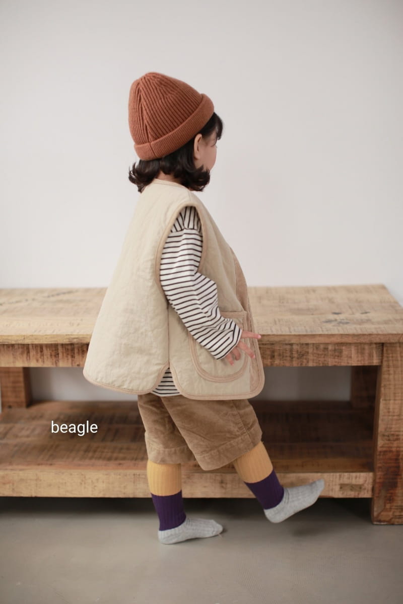 BEAGLE - Korean Children Fashion - #Kfashion4kids - Muffin Span Corduory Half Pants - 7