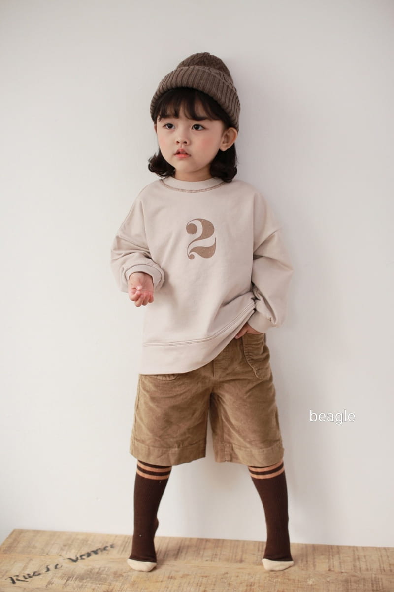 BEAGLE - Korean Children Fashion - #Kfashion4kids - Muffin Span Corduory Half Pants - 8