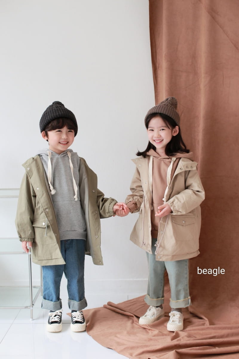 BEAGLE - Korean Children Fashion - #Kfashion4kids - Baba Hood Sweatshirt - 12