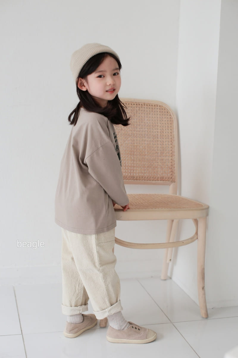 BEAGLE - Korean Children Fashion - #Kfashion4kids - Smile Lettering Tee - 10