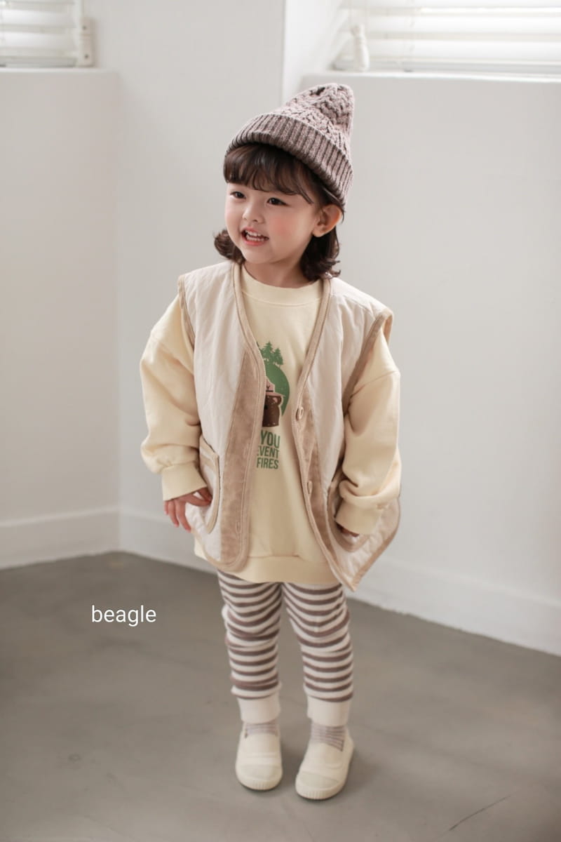 BEAGLE - Korean Children Fashion - #Kfashion4kids - Smocky Bear Sweatshirt - 10