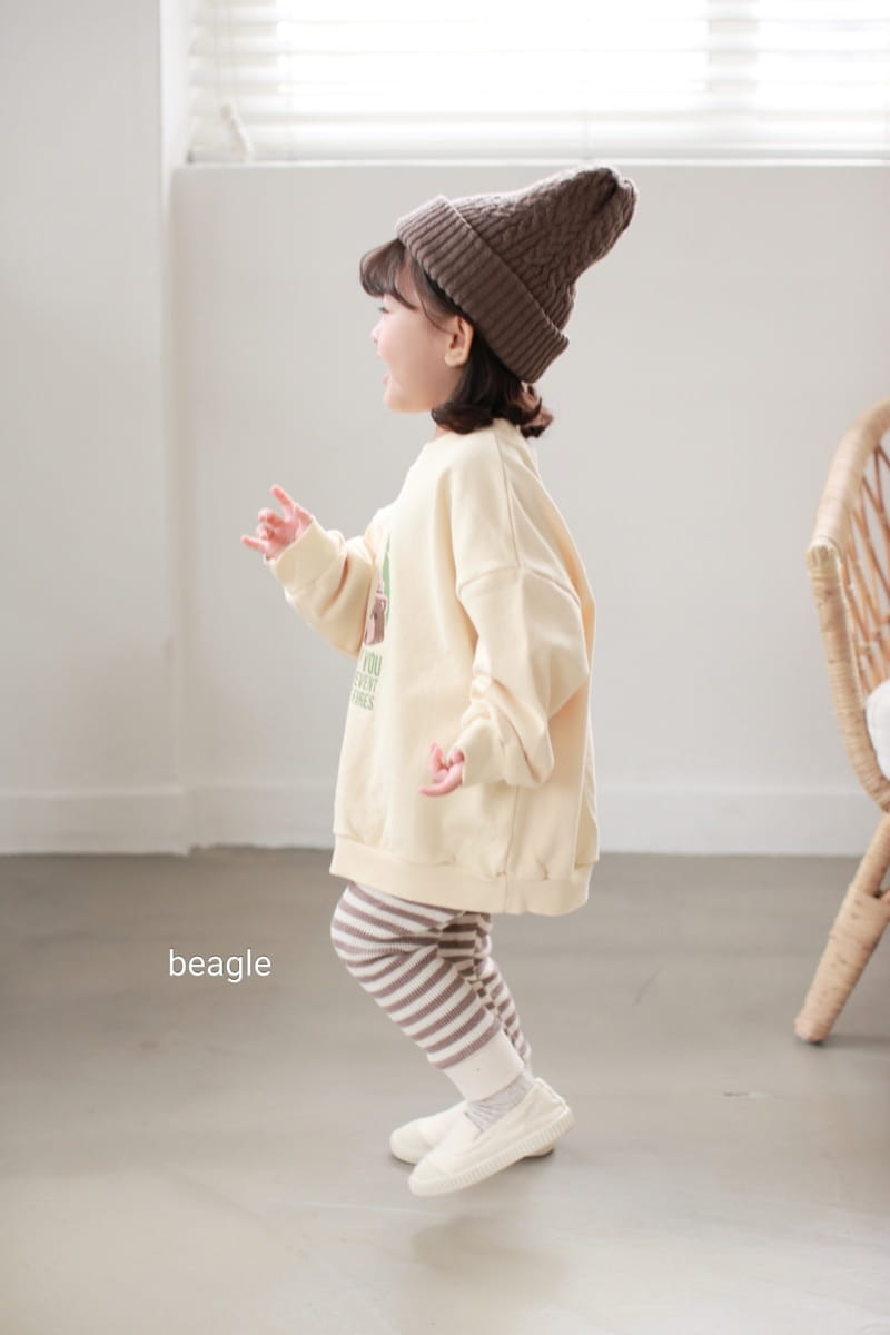 BEAGLE - Korean Children Fashion - #Kfashion4kids - Smocky Bear Sweatshirt - 4