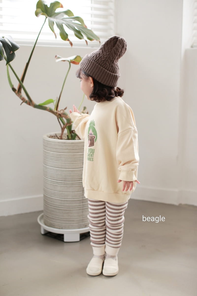BEAGLE - Korean Children Fashion - #Kfashion4kids - Smocky Bear Sweatshirt - 7