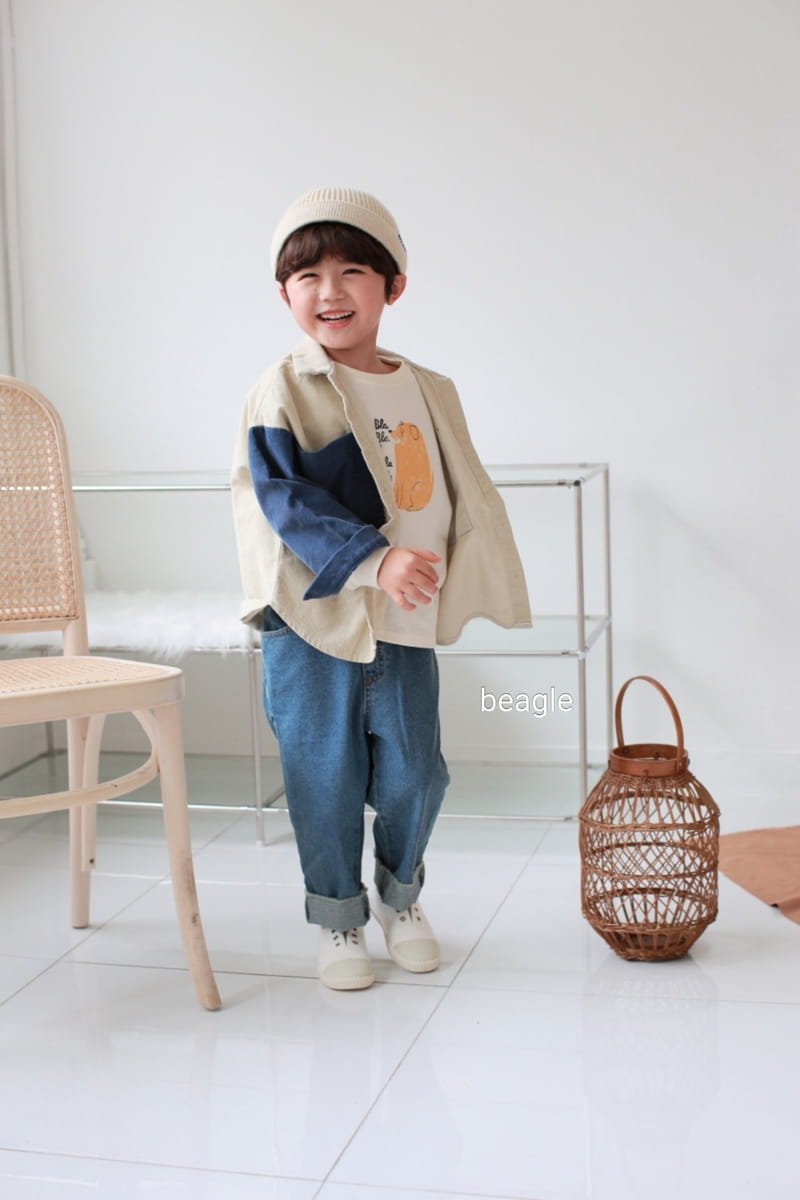 BEAGLE - Korean Children Fashion - #Kfashion4kids - Corduroy Colored Shirt - 9