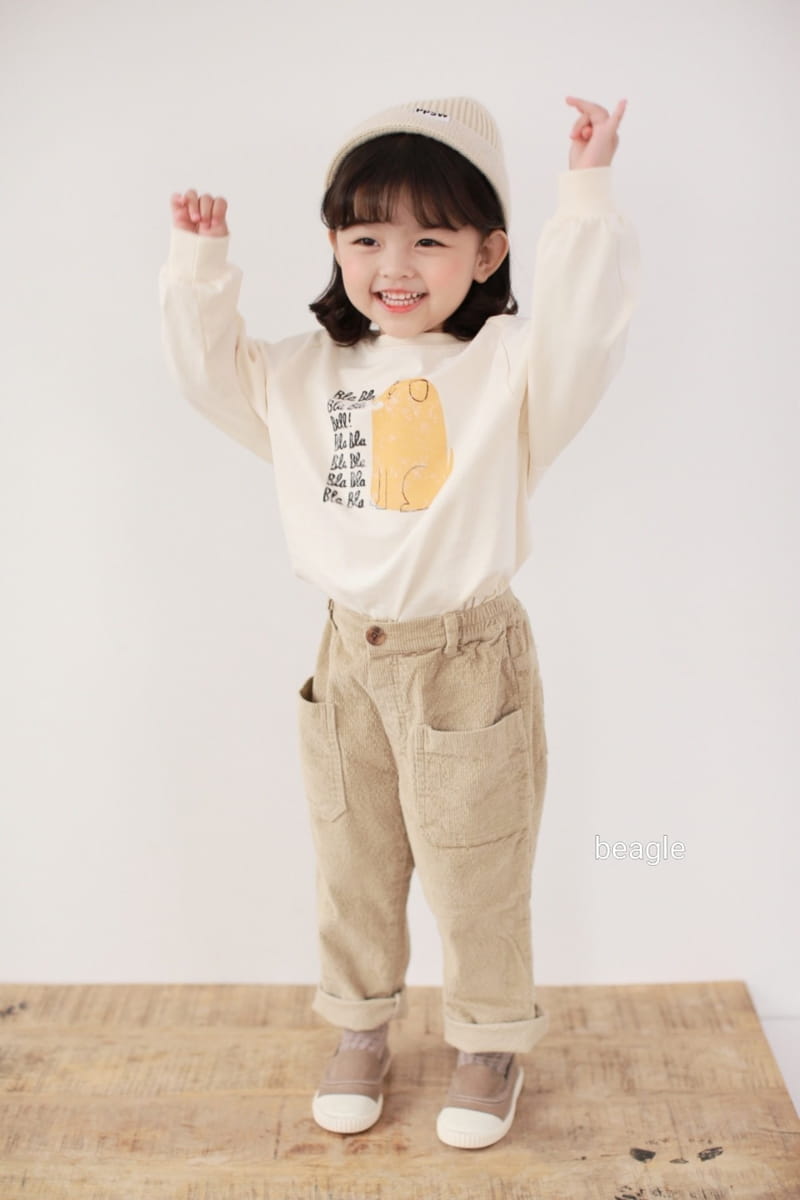 BEAGLE - Korean Children Fashion - #Kfashion4kids - Puppy Print Tee