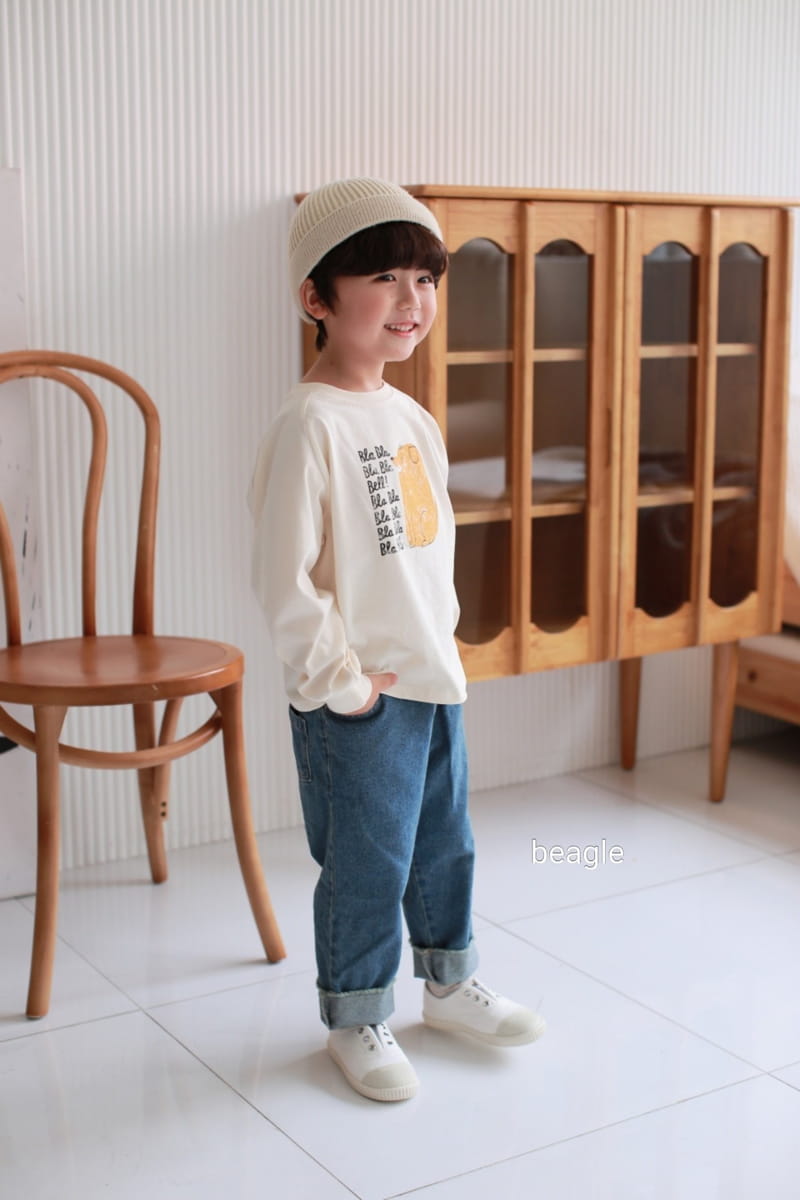 BEAGLE - Korean Children Fashion - #Kfashion4kids - Puppy Print Tee - 12