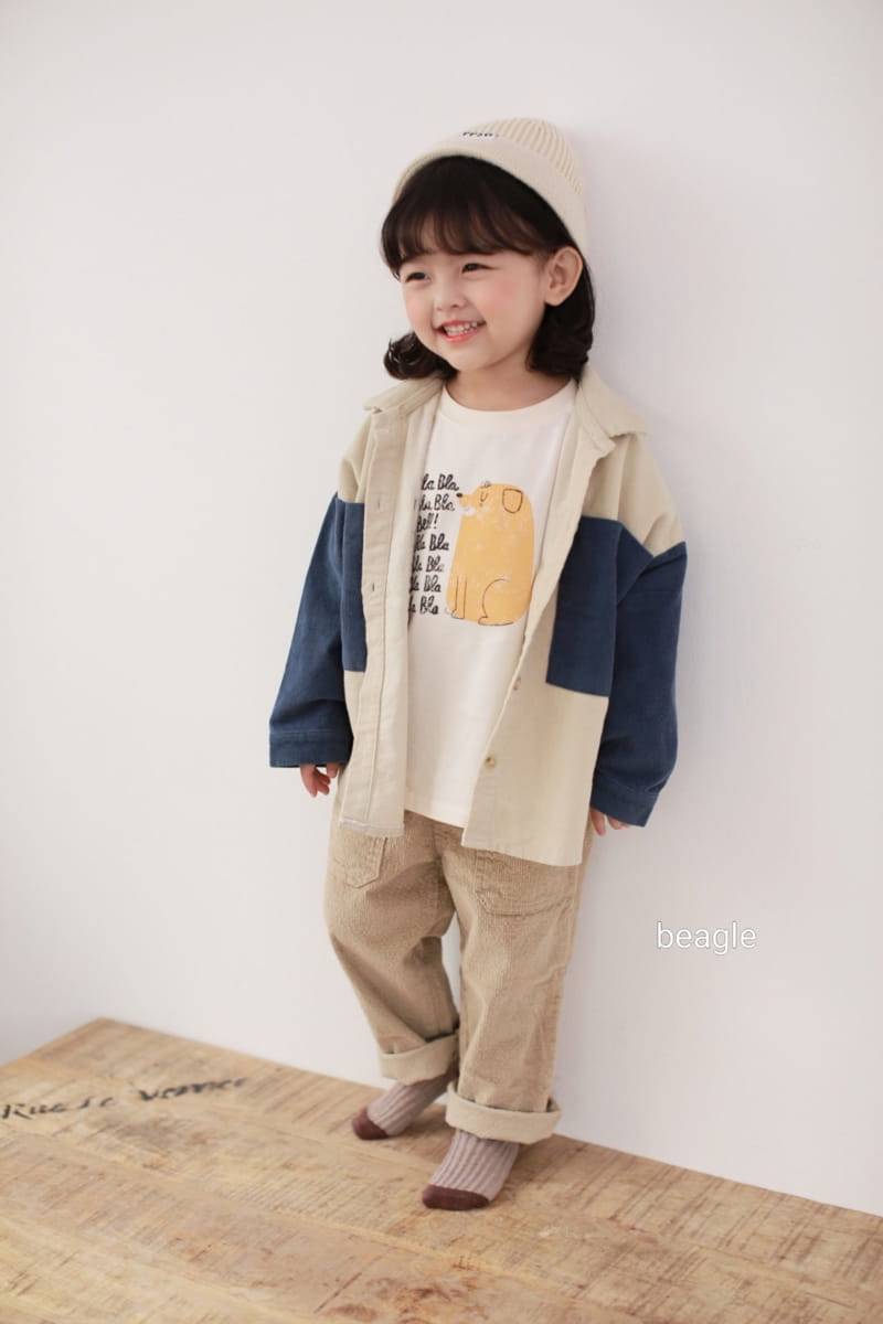 BEAGLE - Korean Children Fashion - #Kfashion4kids - Puppy Print Tee - 5