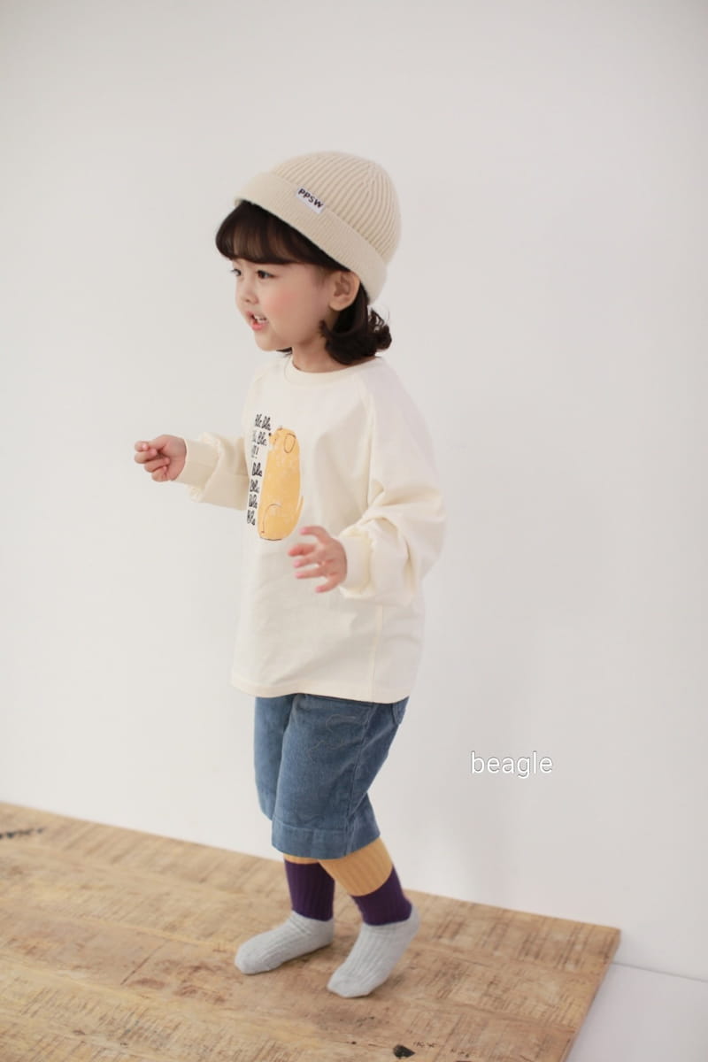 BEAGLE - Korean Children Fashion - #Kfashion4kids - Puppy Print Tee - 8