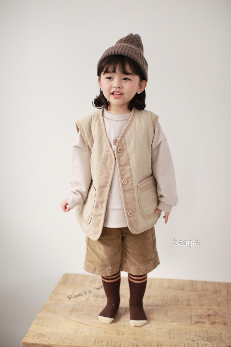 BEAGLE - Korean Children Fashion - #Kfashion4kids - Friends Quilting Vest - 11