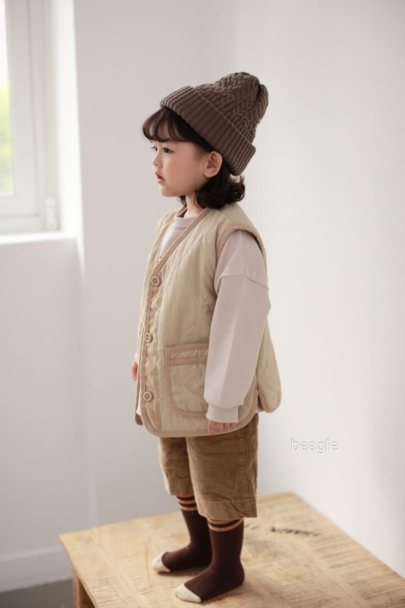 BEAGLE - Korean Children Fashion - #Kfashion4kids - Friends Quilting Vest - 12