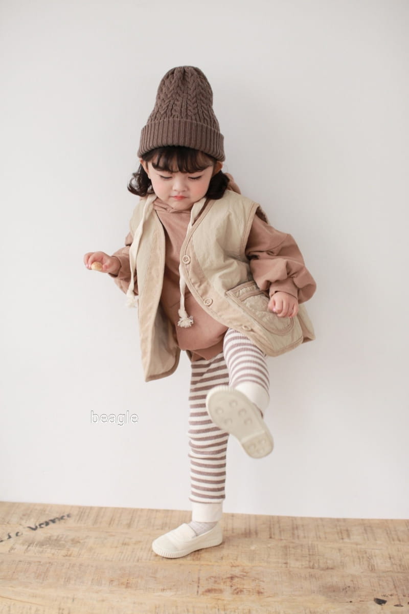 BEAGLE - Korean Children Fashion - #Kfashion4kids - Friends Quilting Vest - 3