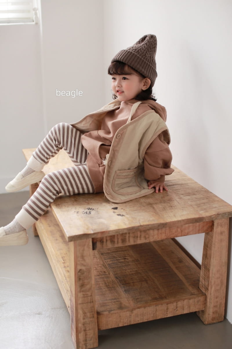 BEAGLE - Korean Children Fashion - #Kfashion4kids - Friends Quilting Vest - 5