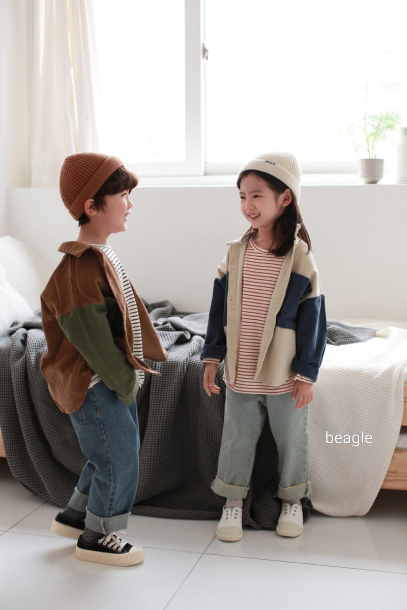 BEAGLE - Korean Children Fashion - #Kfashion4kids - Finger Stripe Tee - 11