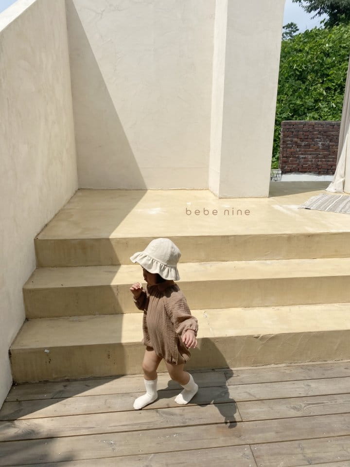 BEBE NINE - Korean Children Fashion - #Kfashion4kids - Toffee Nuts Bodysuit Bear - 6