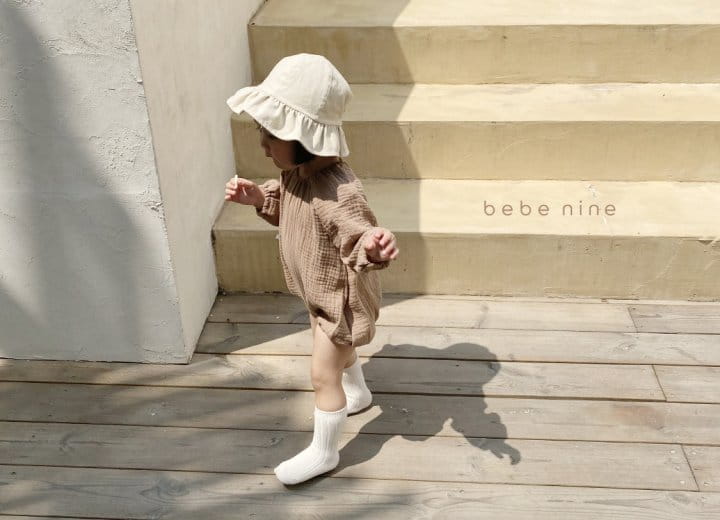 BEBE NINE - Korean Children Fashion - #Kfashion4kids - Toffee Nuts Bodysuit Brown - 7