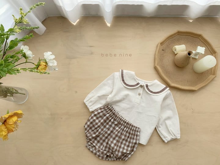 BEBE NINE - Korean Children Fashion - #Kfashion4kids - Check Top Bloomer Set - 2