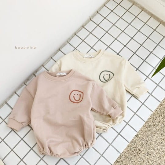 BEBE NINE - Korean Children Fashion - #Kfashion4kids - Smile Bodysuit