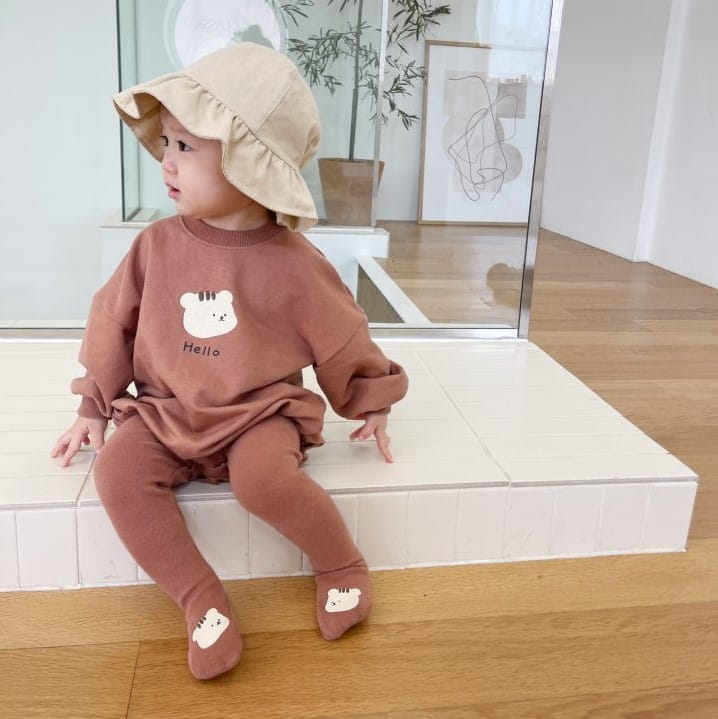 BEBE NINE - Korean Children Fashion - #Kfashion4kids - Squirrel Bodysuit
