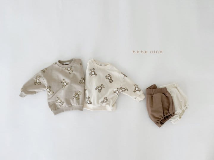 BEBE NINE - Korean Children Fashion - #Kfashion4kids - Bear Top Bloomer Set - 10