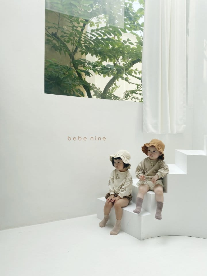 BEBE NINE - Korean Children Fashion - #Kfashion4kids - Bear Top Bloomer Set - 5