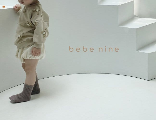 BEBE NINE - Korean Children Fashion - #Kfashion4kids - Bear Top Bloomer Set - 6