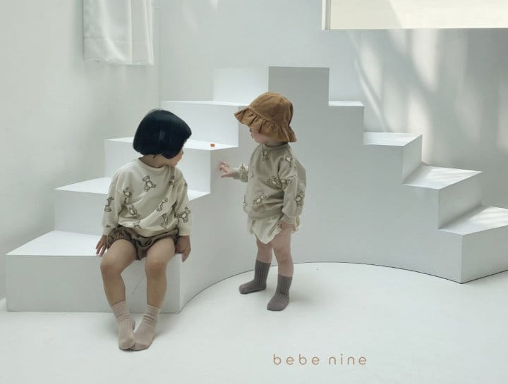 BEBE NINE - Korean Children Fashion - #Kfashion4kids - Bear Top Bloomer Set - 8