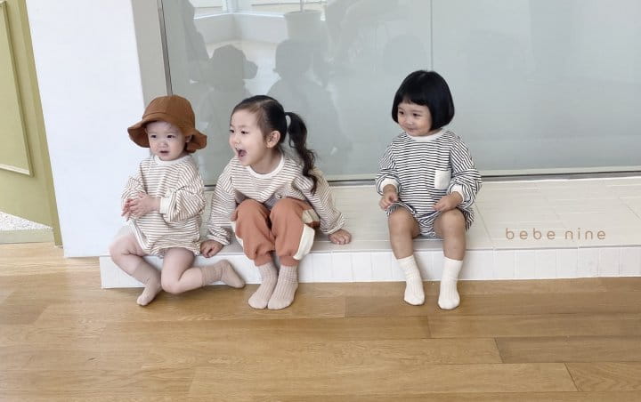 BEBE NINE - Korean Children Fashion - #Kfashion4kids - Pocket Stripes Tee - 7