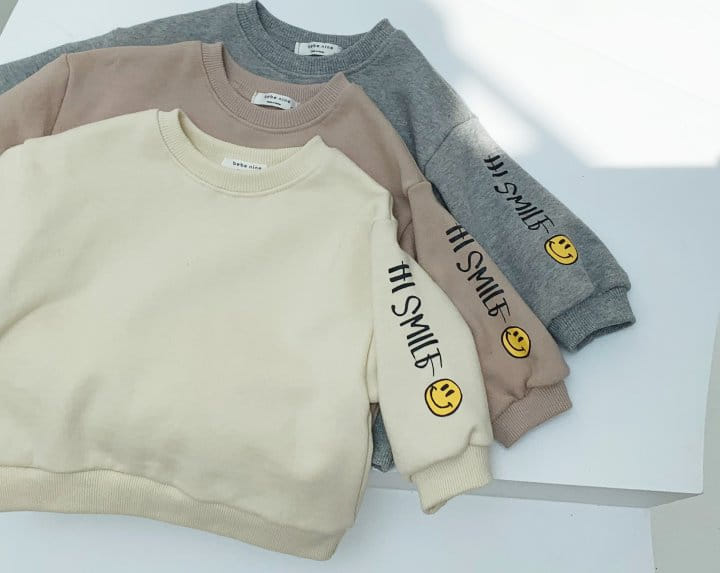 BEBE NINE - Korean Children Fashion - #Kfashion4kids - Smile Sweatshirt - 7