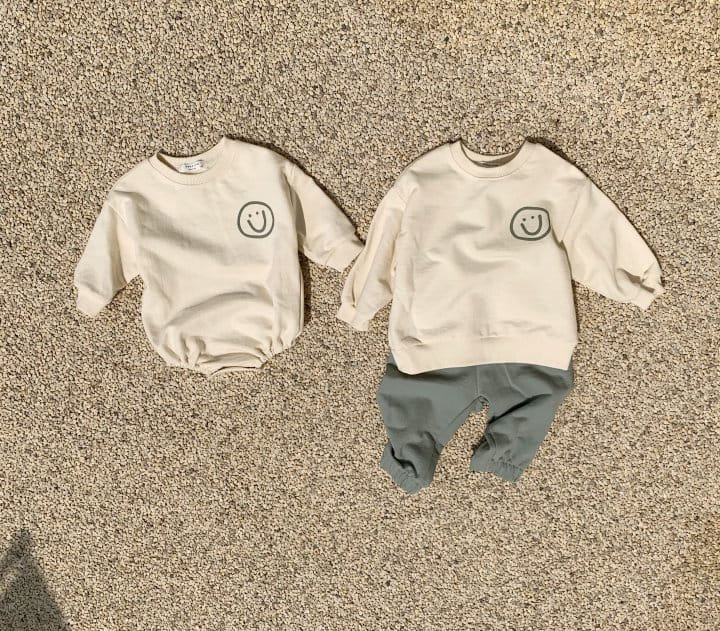 BEBE NINE - Korean Children Fashion - #Kfashion4kids - Smile Top Bottom Set - 3