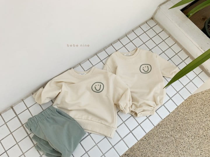 BEBE NINE - Korean Children Fashion - #Kfashion4kids - Smile Top Bottom Set - 6