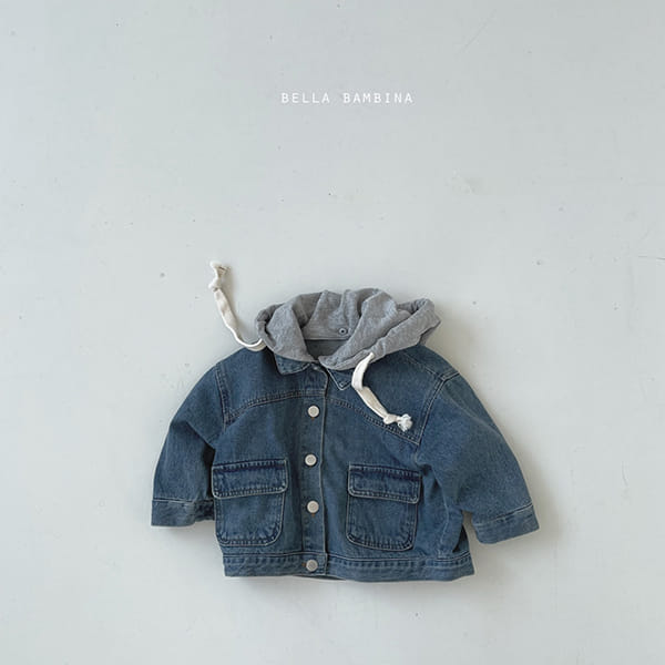 BELLA BAMBINA - Korean Children Fashion - #Kfashion4kids - Hoddy Denim Jacket - 12