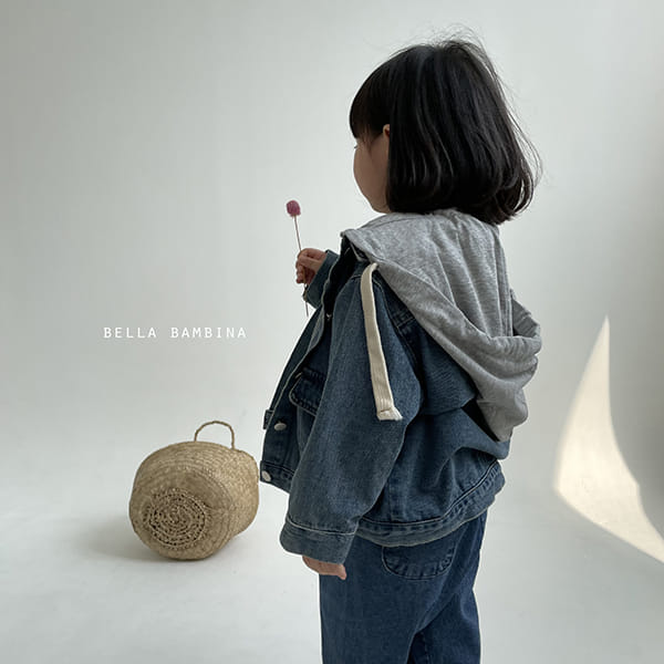 BELLA BAMBINA - Korean Children Fashion - #Kfashion4kids - Hoddy Denim Jacket - 2