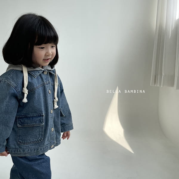 BELLA BAMBINA - Korean Children Fashion - #Kfashion4kids - Hoddy Denim Jacket - 7