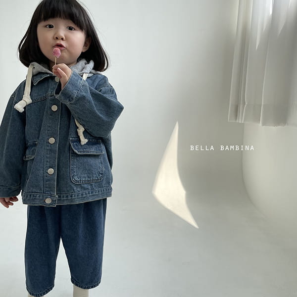 BELLA BAMBINA - Korean Children Fashion - #Kfashion4kids - Hoddy Denim Jacket - 9