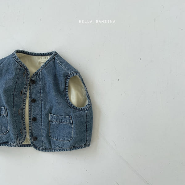 BELLA BAMBINA - Korean Children Fashion - #Kfashion4kids - Us Denim Vest - 10