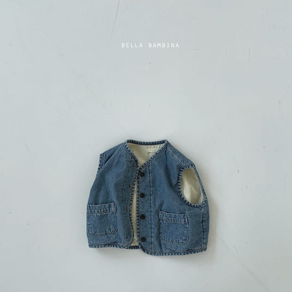 BELLA BAMBINA - Korean Children Fashion - #Kfashion4kids - Us Denim Vest - 12