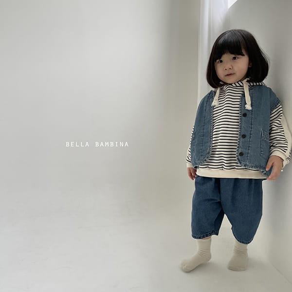 BELLA BAMBINA - Korean Children Fashion - #Kfashion4kids - Us Denim Vest - 2