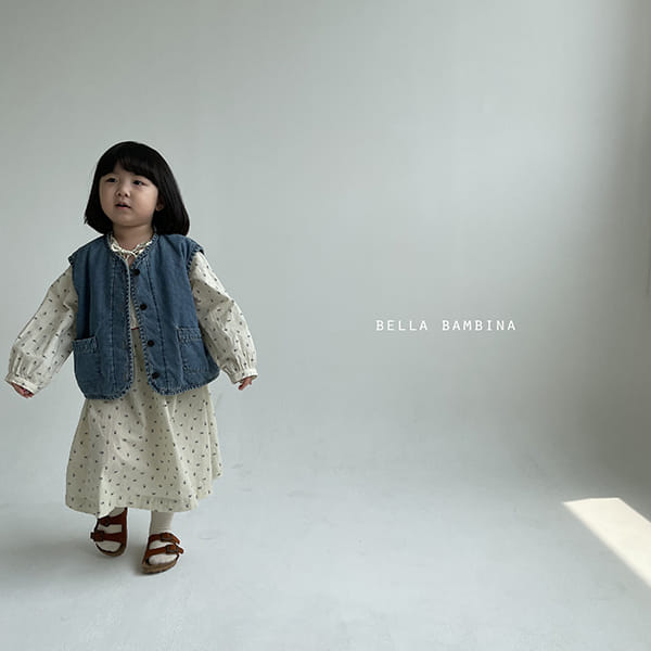 BELLA BAMBINA - Korean Children Fashion - #Kfashion4kids - Us Denim Vest - 4
