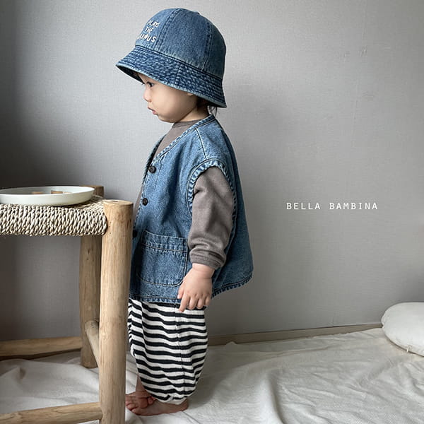 BELLA BAMBINA - Korean Children Fashion - #Kfashion4kids - Us Denim Vest - 5