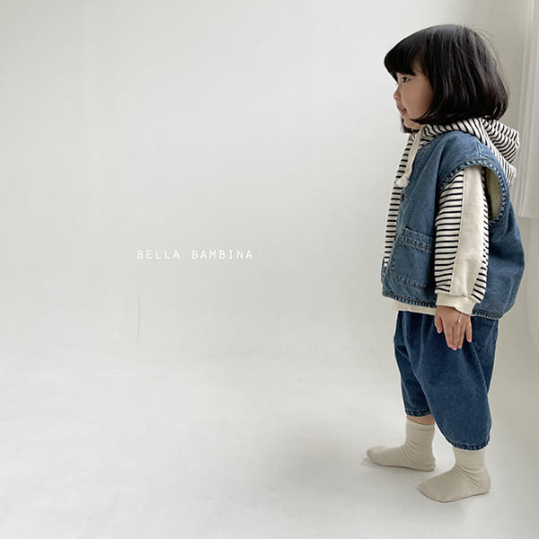 BELLA BAMBINA - Korean Children Fashion - #Kfashion4kids - Us Denim Vest - 7