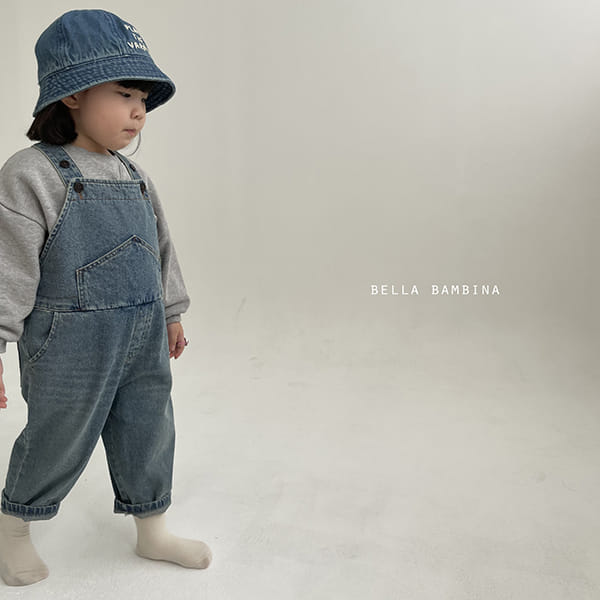 BELLA BAMBINA - Korean Children Fashion - #Kfashion4kids - Scon Denim Dungarees - 2