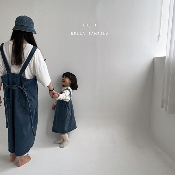 BELLA BAMBINA - Korean Children Fashion - #Kfashion4kids - Rose Denim Dungarees One-piece - 8