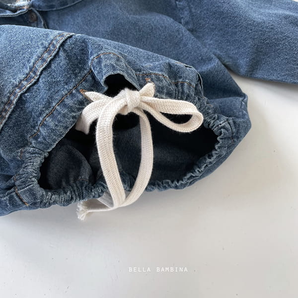 BELLA BAMBINA - Korean Children Fashion - #Kfashion4kids - Denim Denim Anorak Hoody Tee - 10