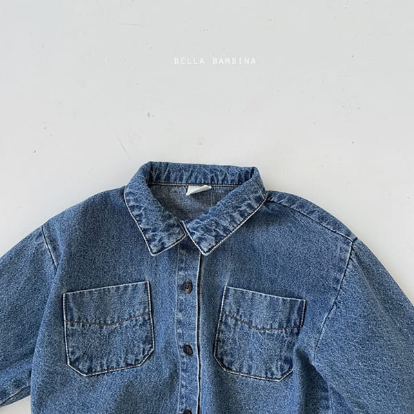 BELLA BAMBINA - Korean Children Fashion - #Kfashion4kids - Slow Denim Shirt - 10