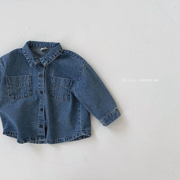 BELLA BAMBINA - Korean Children Fashion - #Kfashion4kids - Slow Denim Shirt - 12